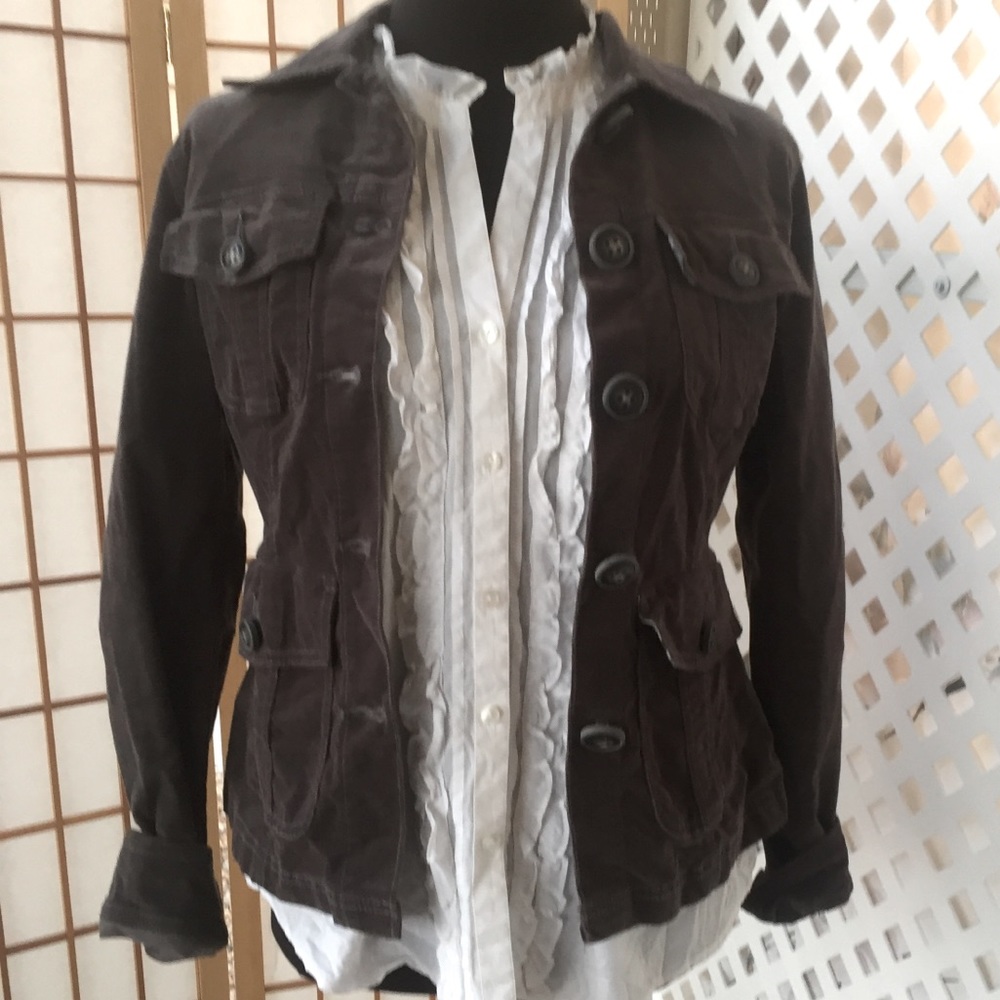 Nori Corduroy Grey Jacket